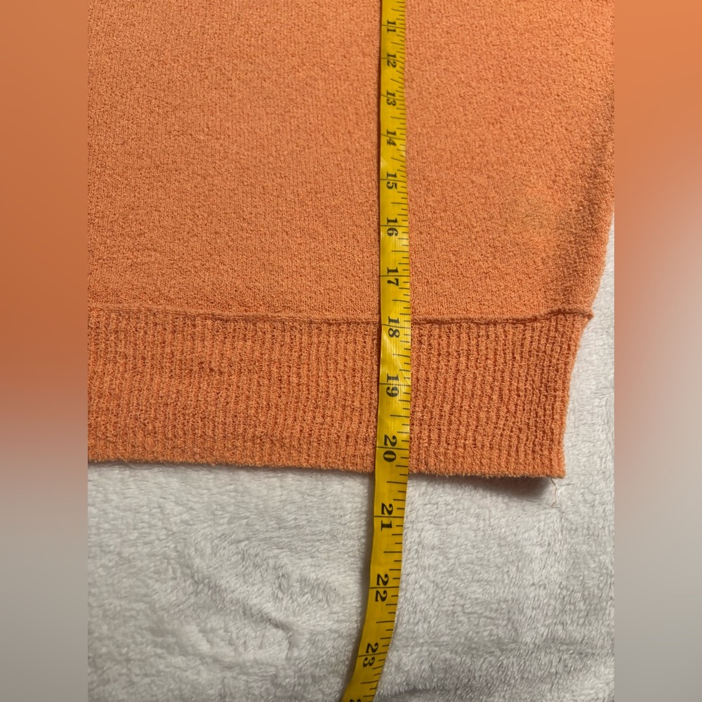 O’Neill Ashore Crew Sweater Orange Lightweight Pullover - Picture 6 of 6